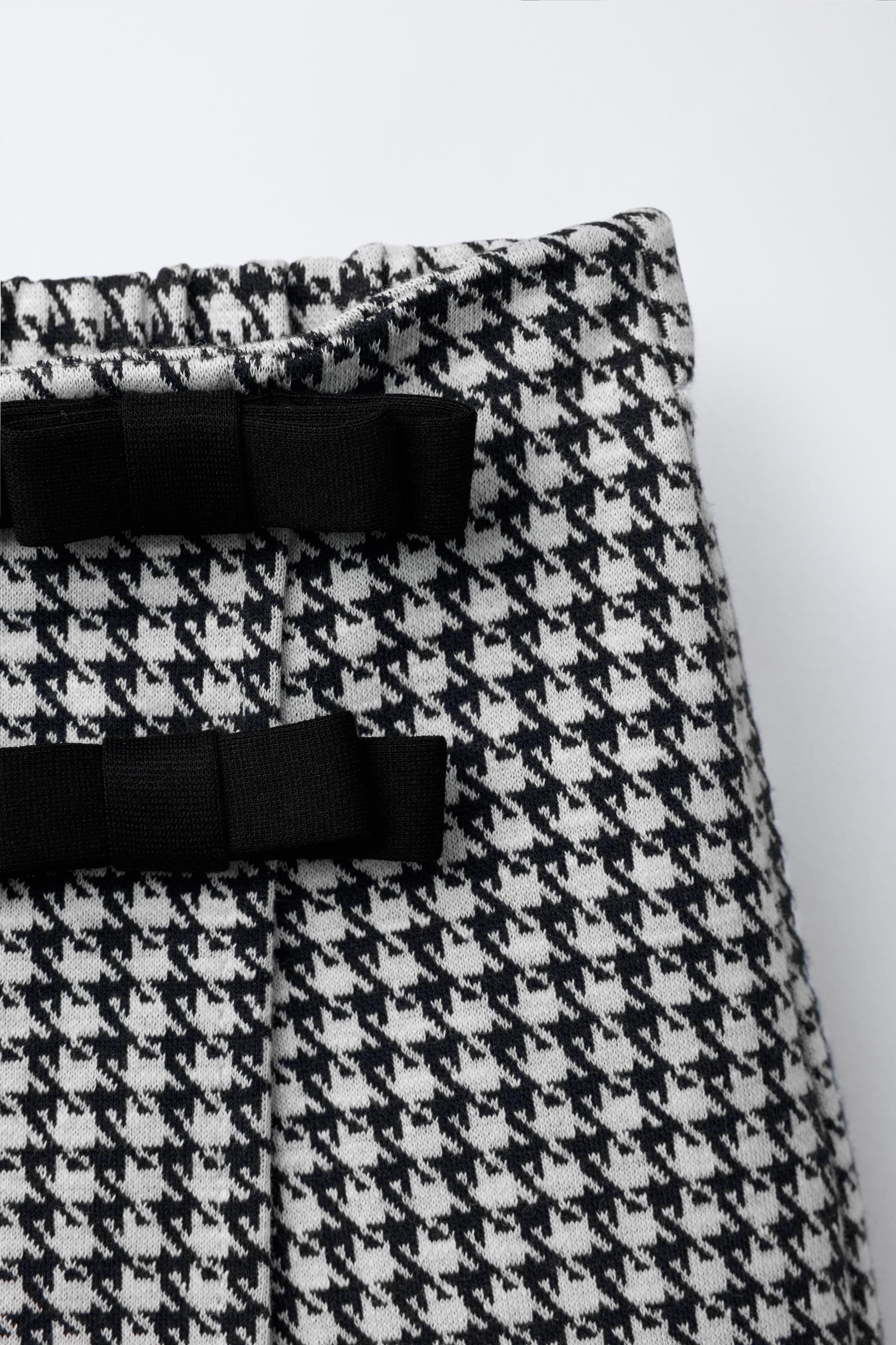 JUPE-SHORT PIED-DE-POULE